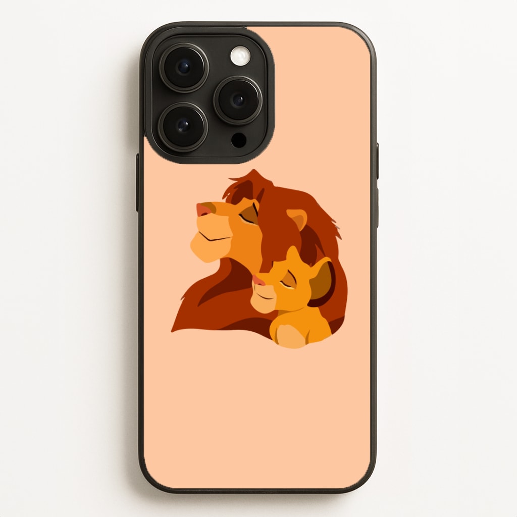 King Lion And Cub Phone Case for iPhone, Samsung Galaxy and Google Pixel