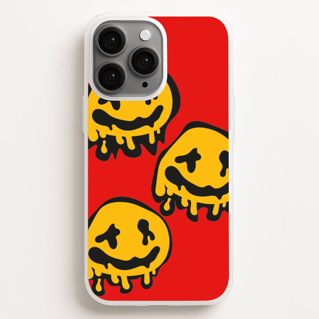 Dripping Smiley - Skate Aesthetic  Phone Case