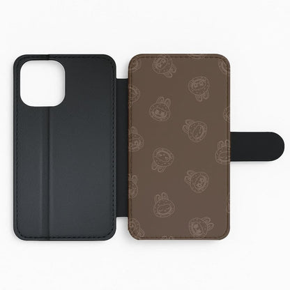 Monsters Outline Pattern I Flip Phone Case