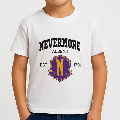 Addams Academy Purple Boys T-Shirt