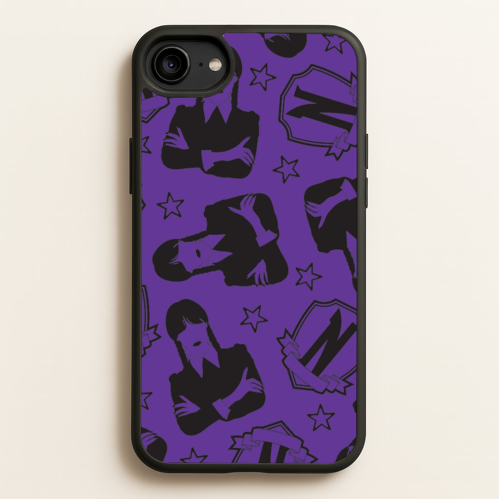 Wednesday Pattern iPhone 6 / 7 / 8 / SE Case
