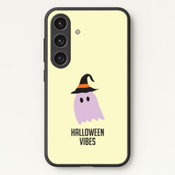 Purple Ghost Halloween Vibes Galaxy S25 Case