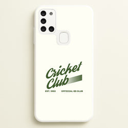 Official Cricket Club Galaxy A21s Case