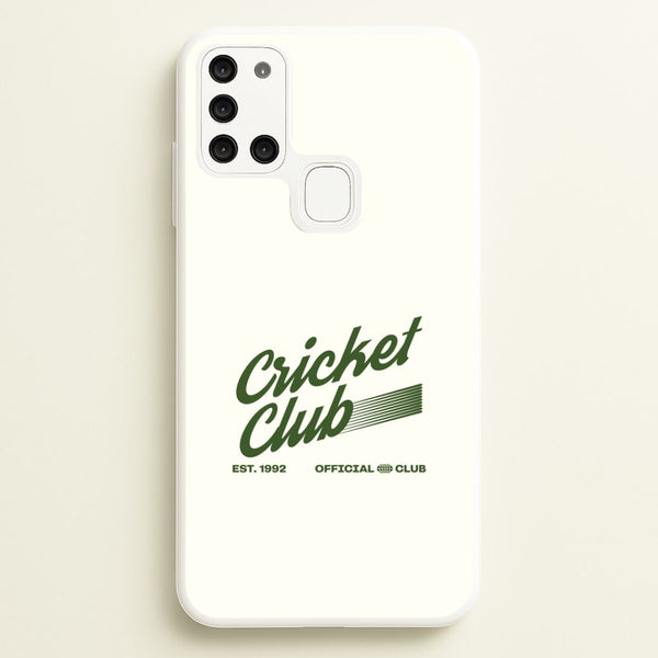 Official Cricket Club Galaxy A21s Case