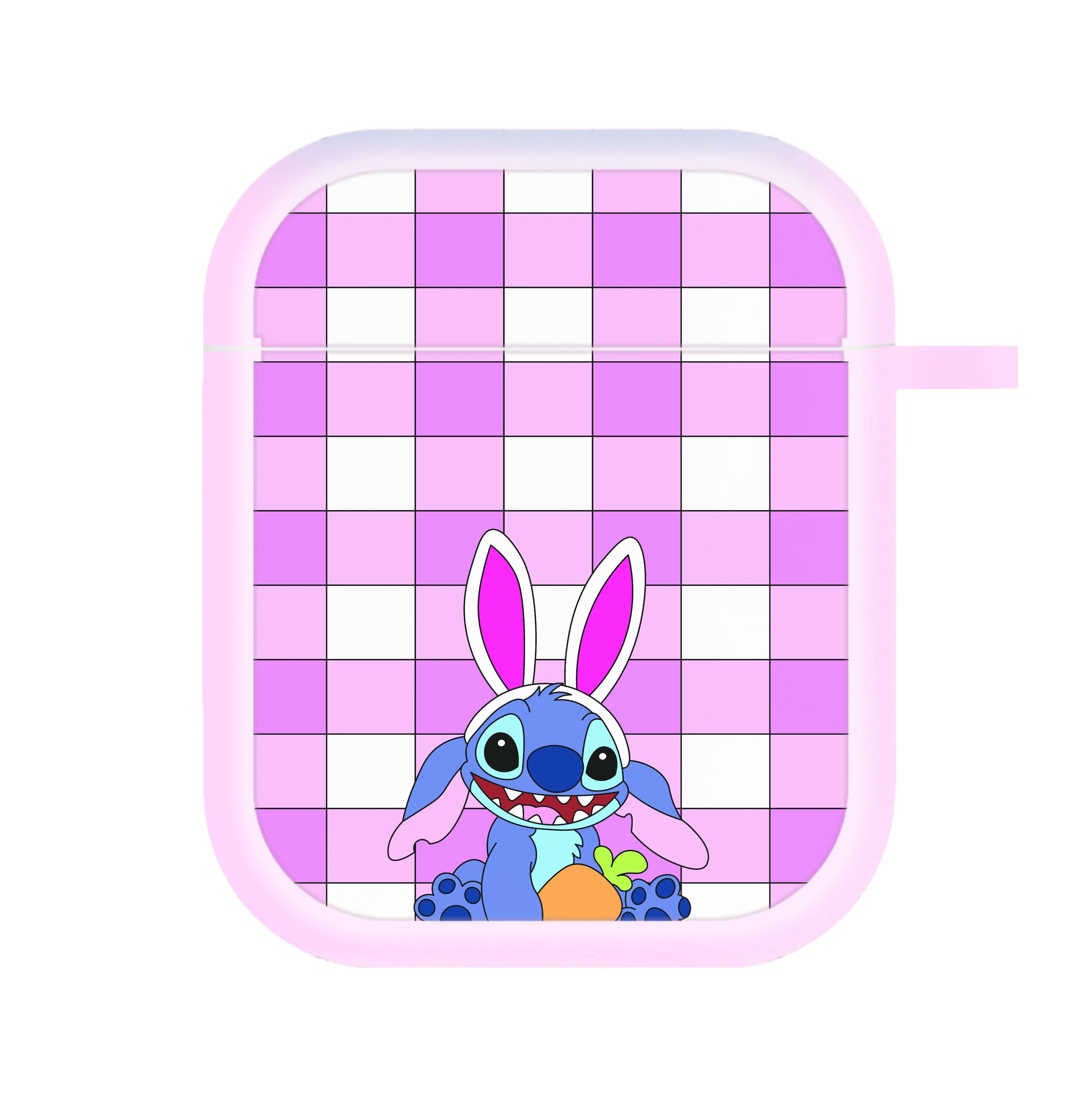 Easter Bunny Blue Alien AirPods Case