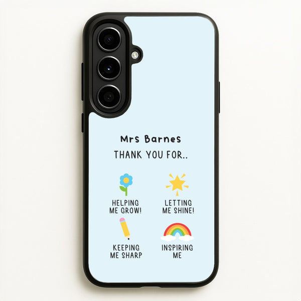 Thank You For Helping Me Galaxy A56 Case