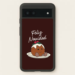 Christmas Pudding Plush Google Pixel 6a Case