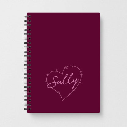 Stitched Heart Sally Notebook