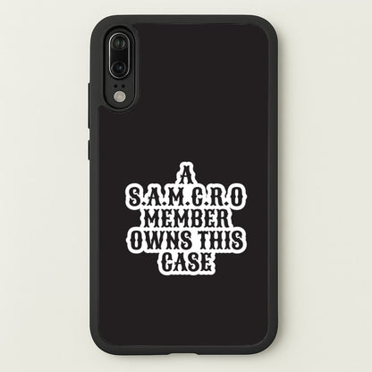 SAMCRO Member Huawei P20 Case