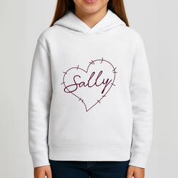 Stitched Heart Sally Girls Hoodie