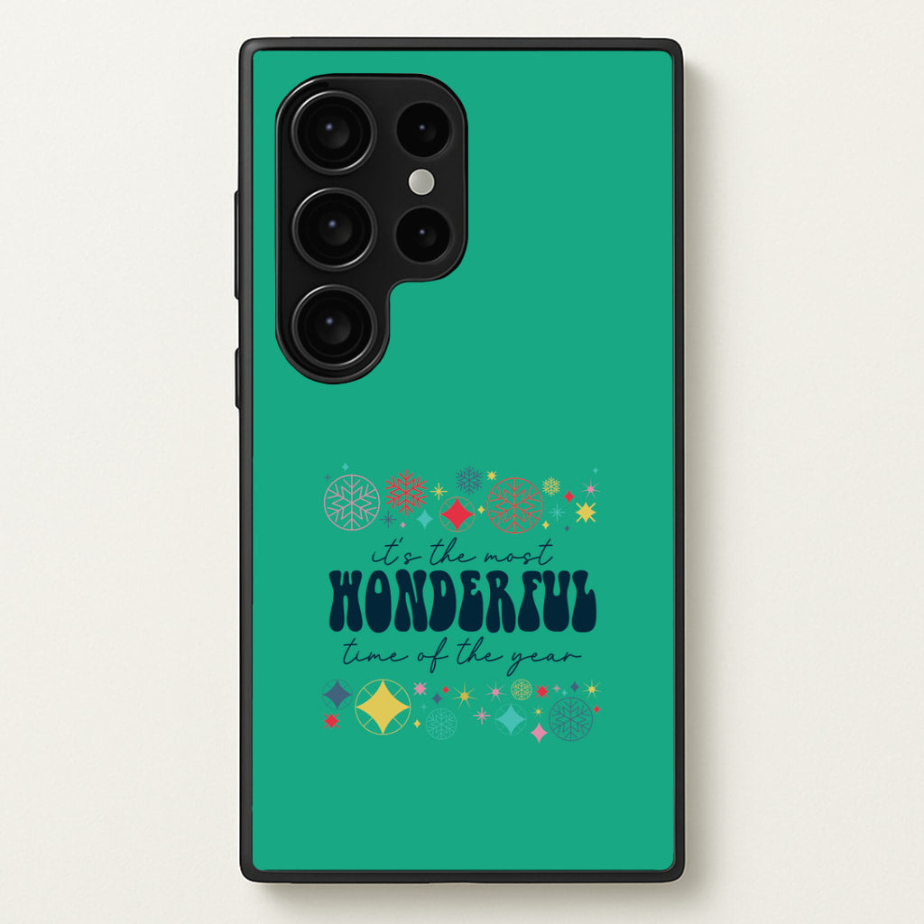 The Most Wonderful Time Of The Year Geometric Galaxy S24 Ultra Case