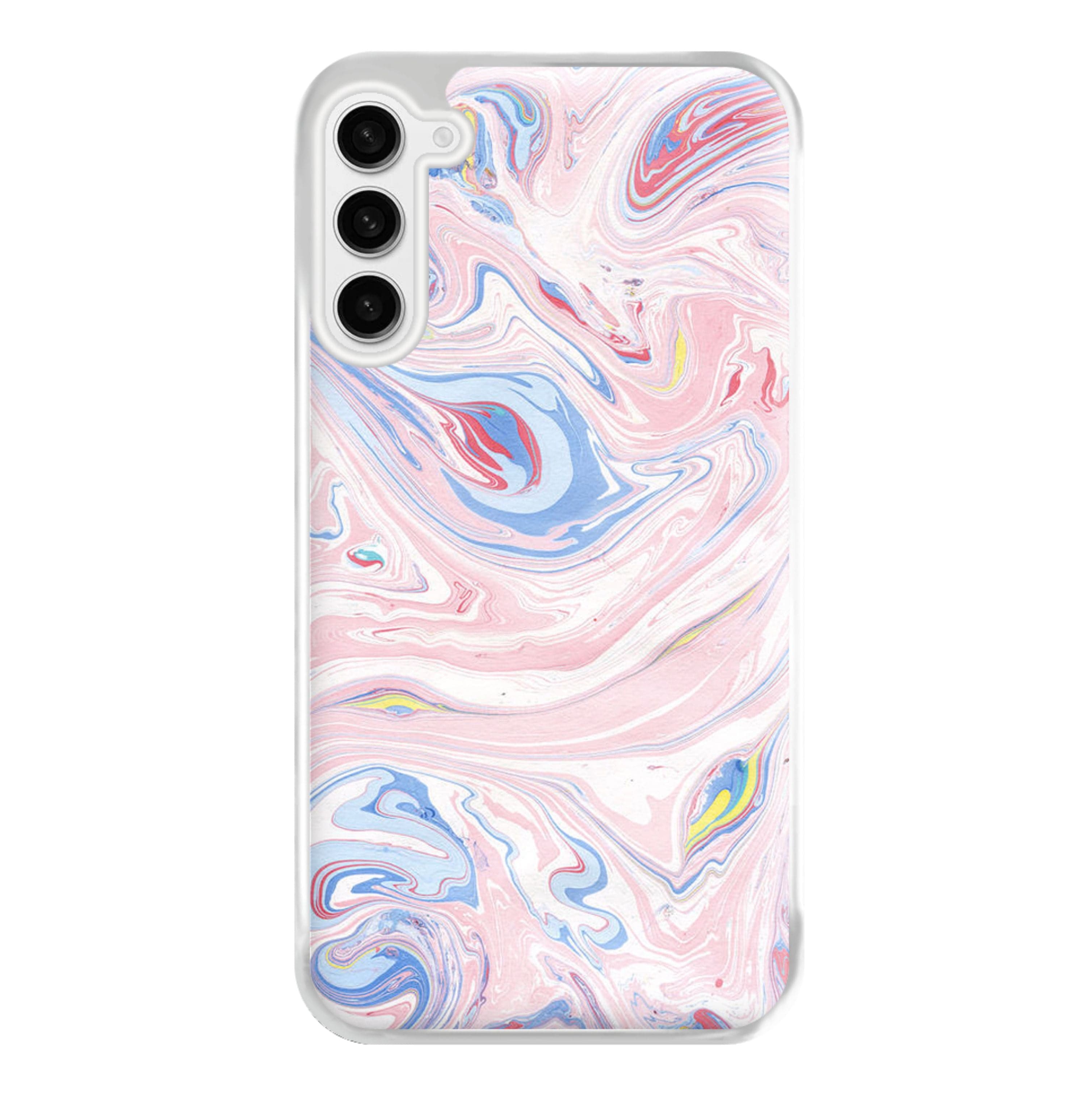 Pink Marble Swirl Phone Case