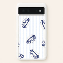 Dad Rugby Ball Pattern Google Pixel 6 Case