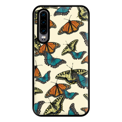 Butterfly Assortment Pattern Huawei P30 Case