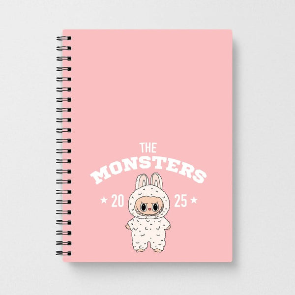 Cute Monster 2025 Pink Notebook