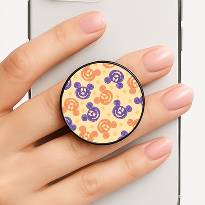 Pumkin Mouse And Stars Pattern Phone Grip