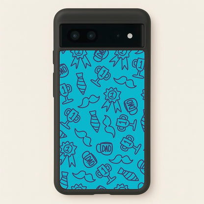 Dad Doodles Pattern Google Pixel 7 Case