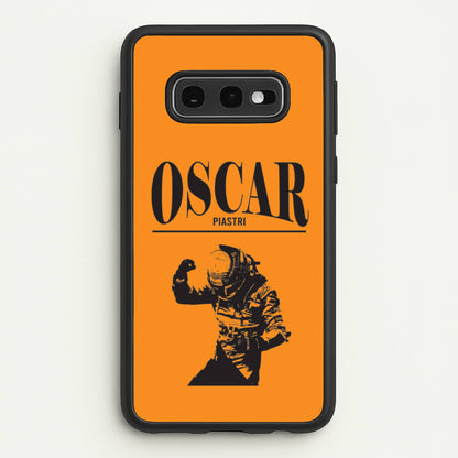 Oscar Orange And Black Galaxy S10e Case