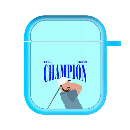 Schauffele Champion 2024 AirPods Case