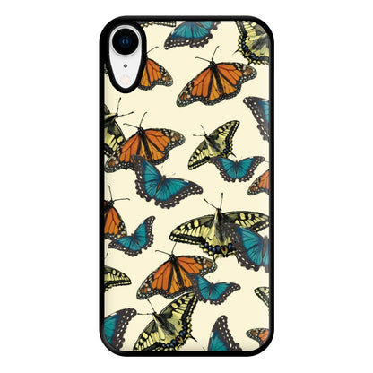 Butterfly Assortment Pattern iPhone XR Case