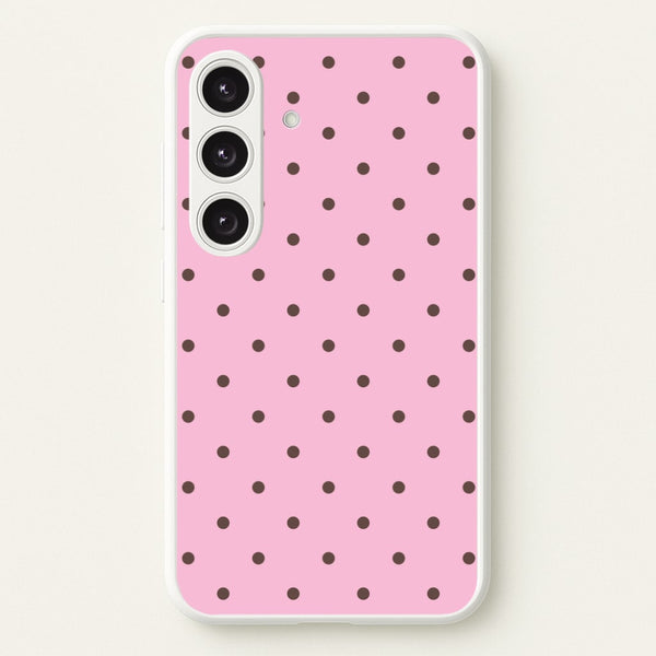 Strawberry Polka Dots Galaxy S24 Plus Case