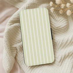 Garden Lawn Stripes Leather Phone Case