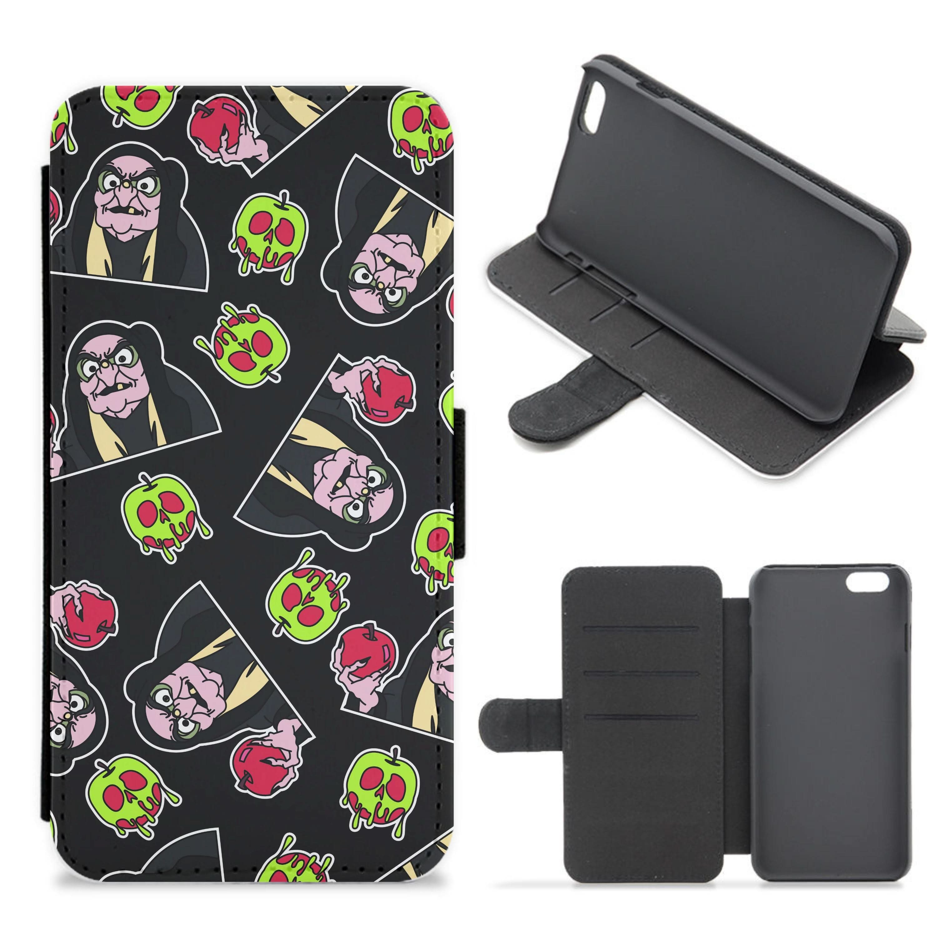 Witch Pattern Flip / Wallet Phone Case