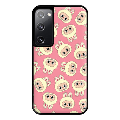 Cute Cream Monster Face Pattern Galaxy S20 Case
