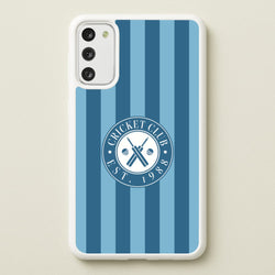 Stripey Cricket Badge Galaxy S20 Case