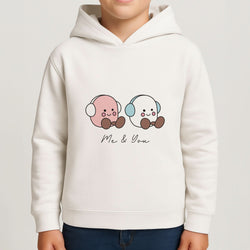Cute Christmas Marshmellow Plushies Boys Hoodie