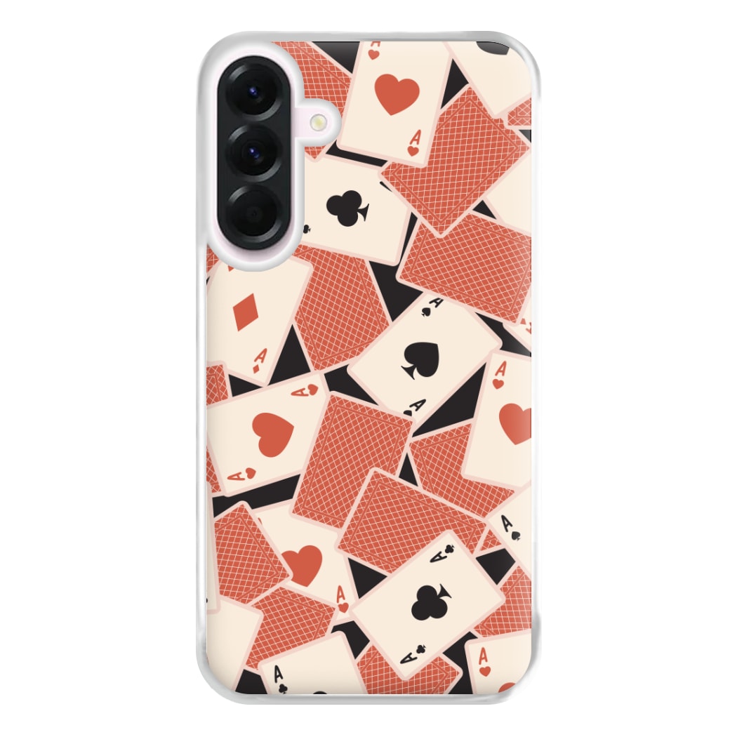 Playing Cards Collage Pattern Galaxy A36 Case
