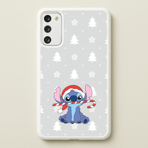 Cute Blue Alien Candycane Galaxy S20 Case