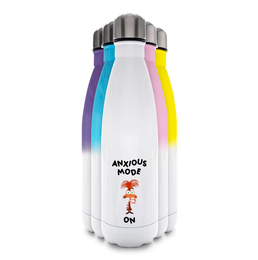Anxious Mode On - Inside Out Water Bottle