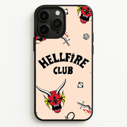 Hellfire Club Icons Collage Peach iPhone 11 Pro Max Case