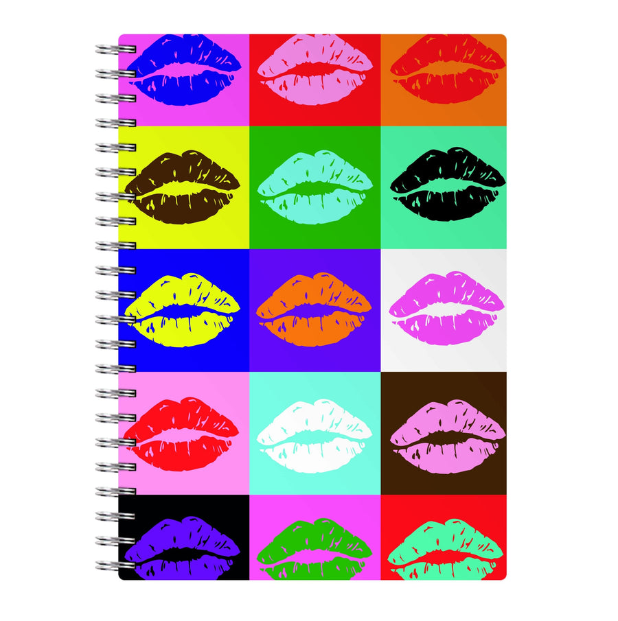 Lips Collage - Pride Notebook