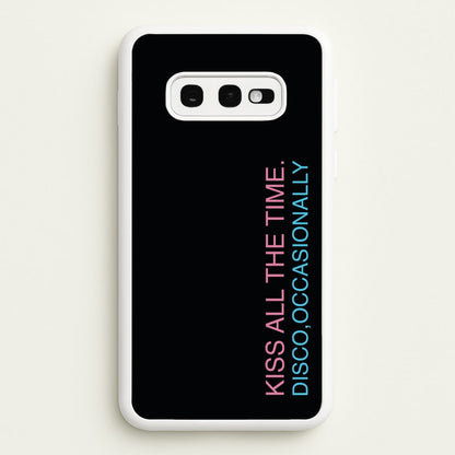 Disco Occasionally Text Galaxy S10e Case
