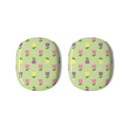 Pastel Tulips Pattern AirPods Max Case 3