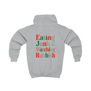 Eating Junk & Watching Rubbish Kids Hoodie 6