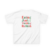 Eating Junk & Watching Rubbish Kids T-Shirt 6