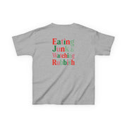 Eating Junk & Watching Rubbish Kids T-Shirt 7