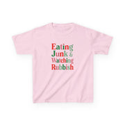 Eating Junk & Watching Rubbish Kids T-Shirt 5