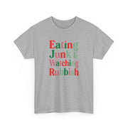 Eating Junk & Watching Rubbish T-Shirt 3