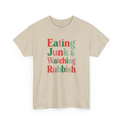 Eating Junk & Watching Rubbish T-Shirt 4