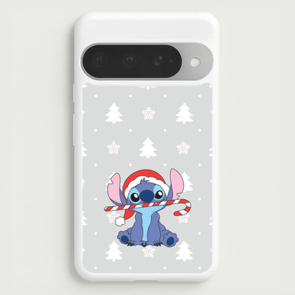 Cute Blue Alien Candycane Google Pixel 10 Pro XL Case