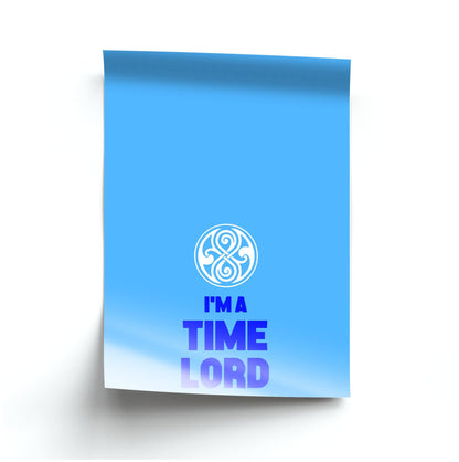 I'm A Time Lord Poster