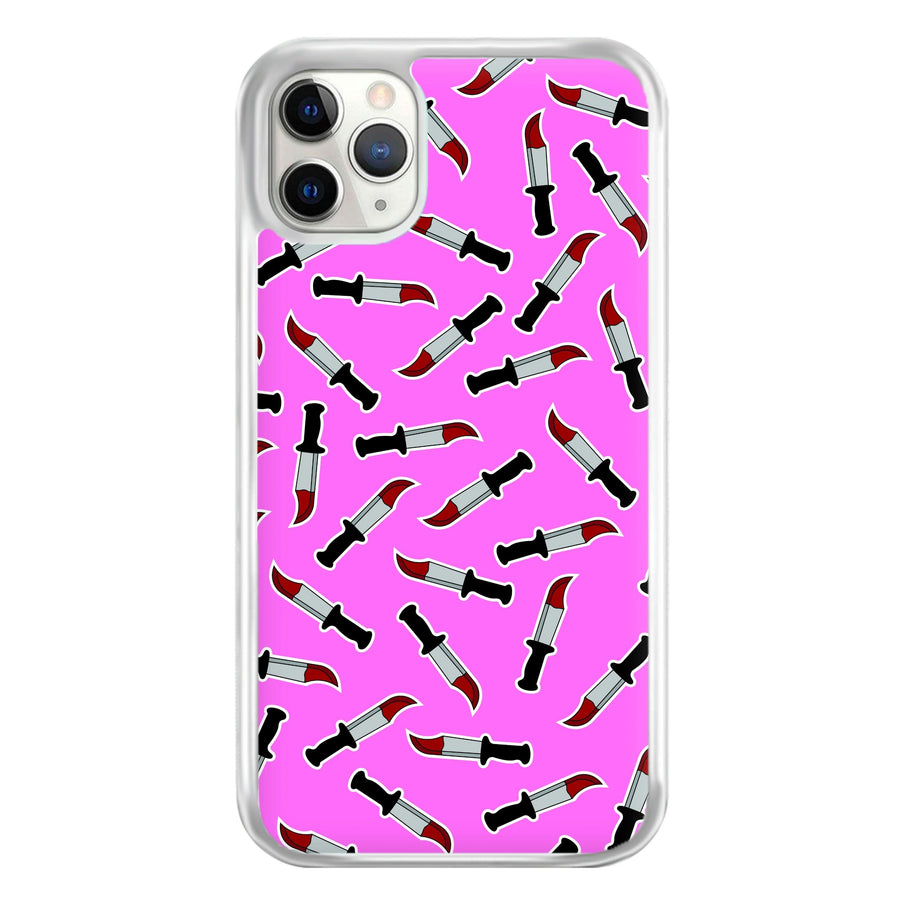 Bloody Knife Pattern Phone Case