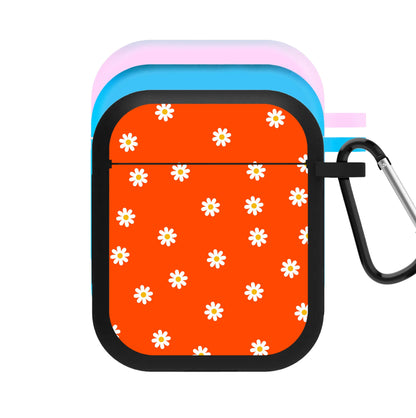 Orange Daisies AirPods Case