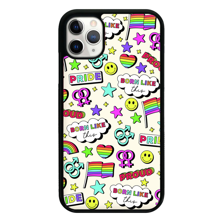 Light Pride Stickers Phone Case