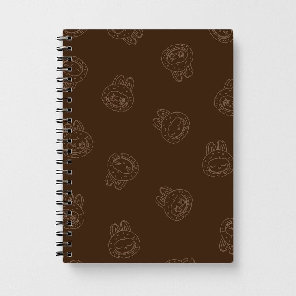 Monsters Outline Pattern I Notebook