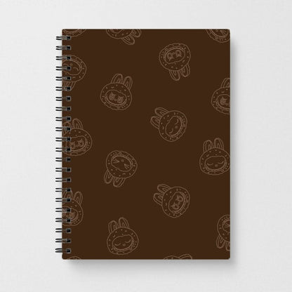 Monsters Outline Pattern I Notebook